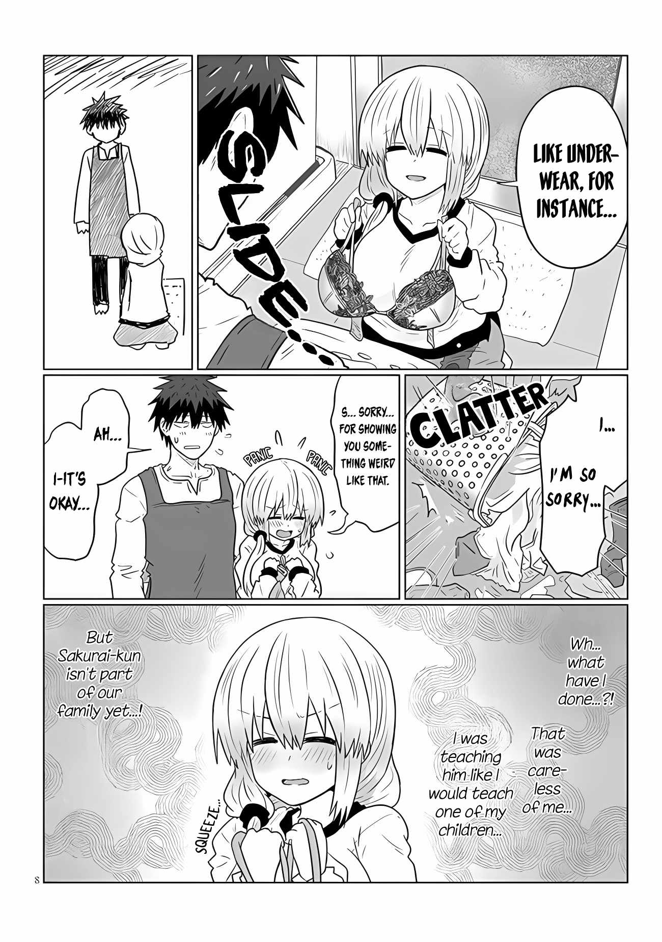 Uzaki-Chan Wa Asobitai! Chapter 111 page 8