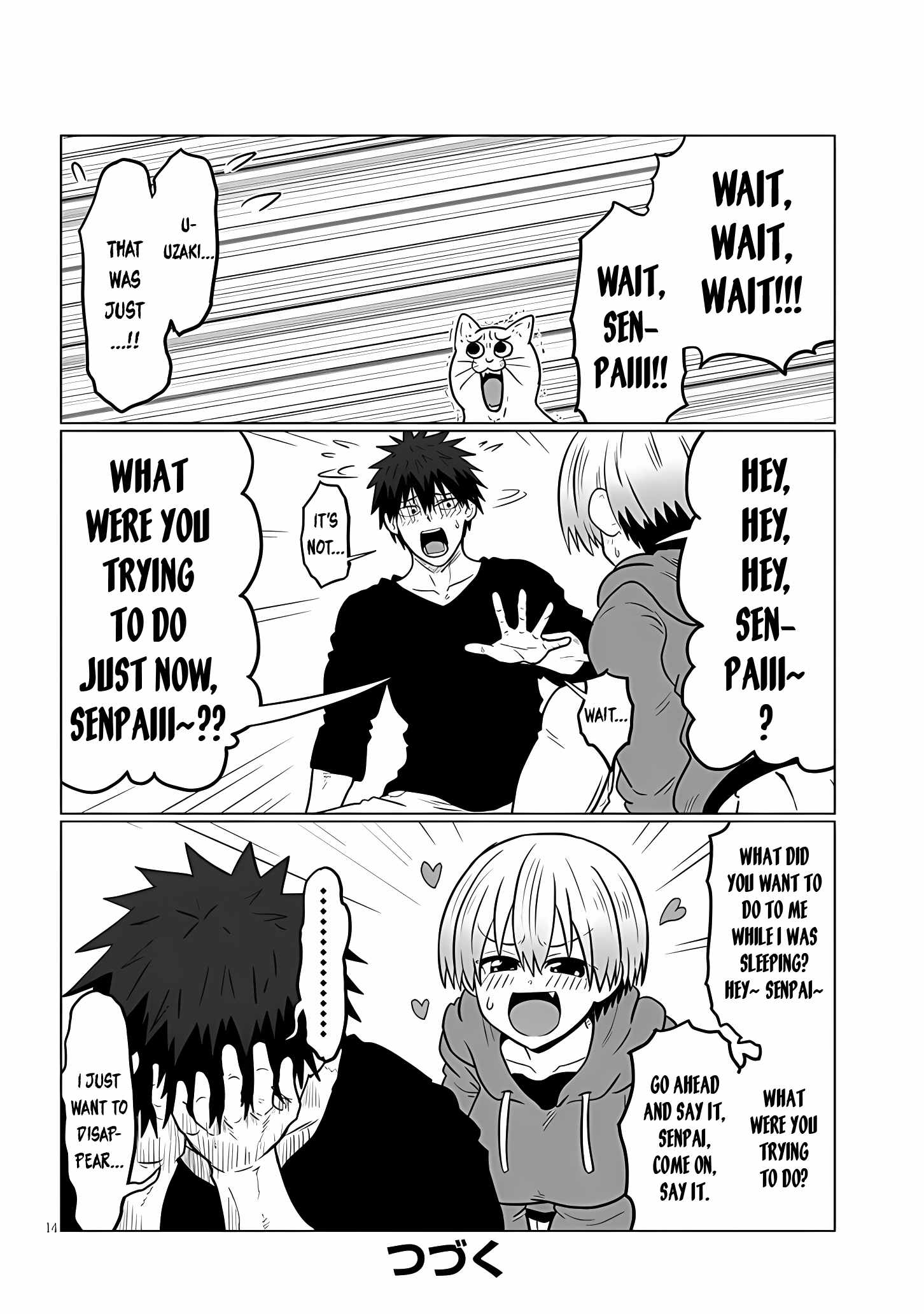 Uzaki-Chan Wa Asobitai! Chapter 113 page 14