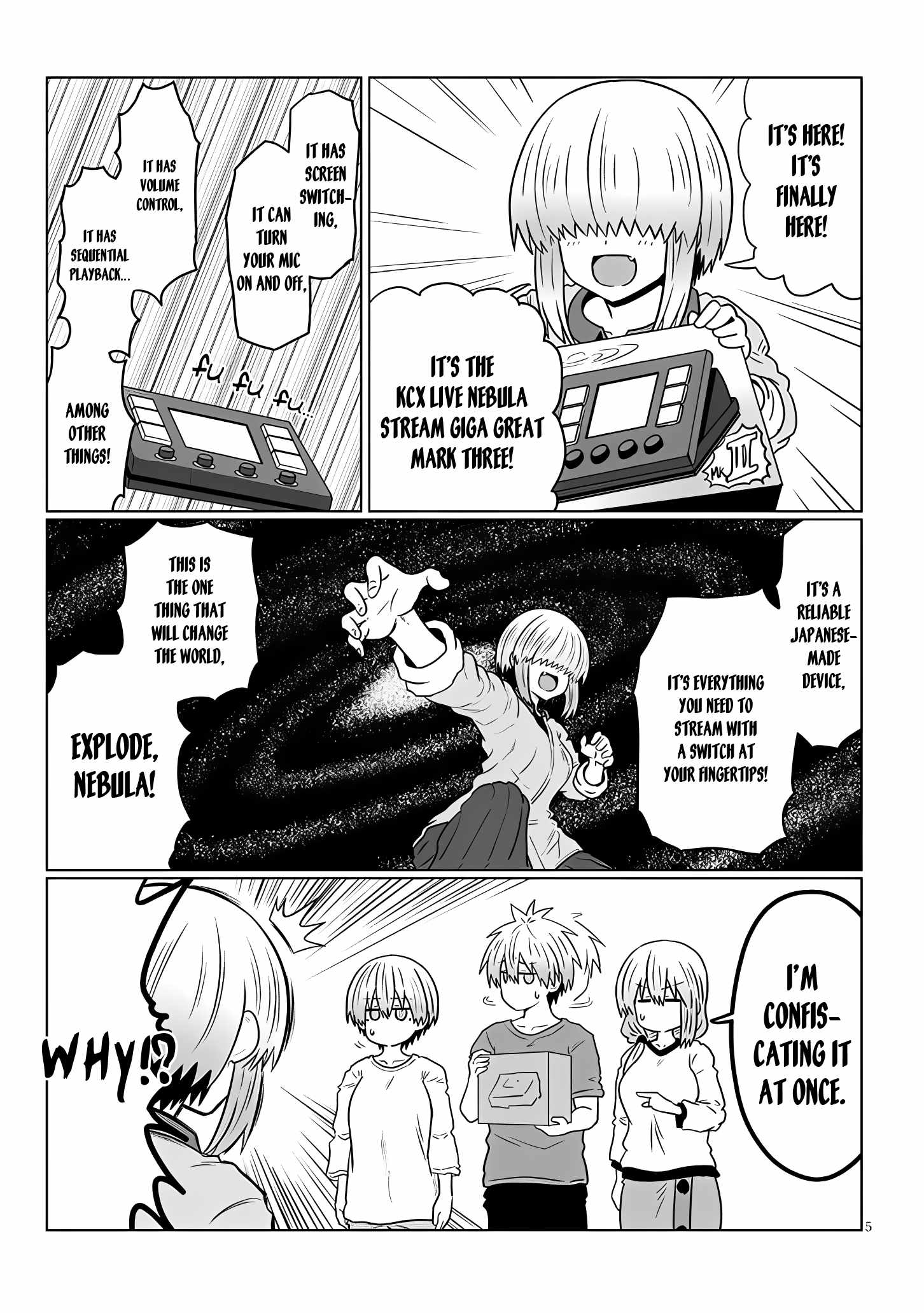 Uzaki-Chan Wa Asobitai! Chapter 116 page 5