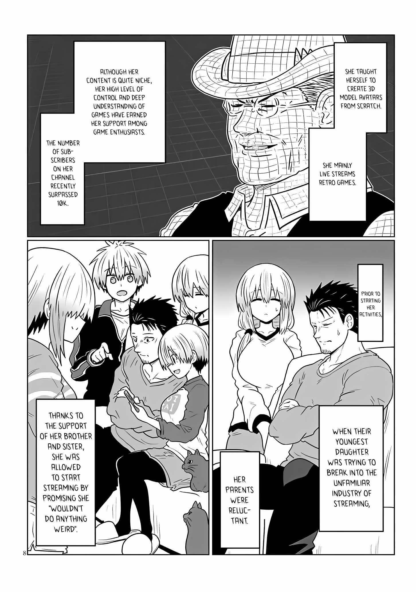 Uzaki-Chan Wa Asobitai! Chapter 116 page 8