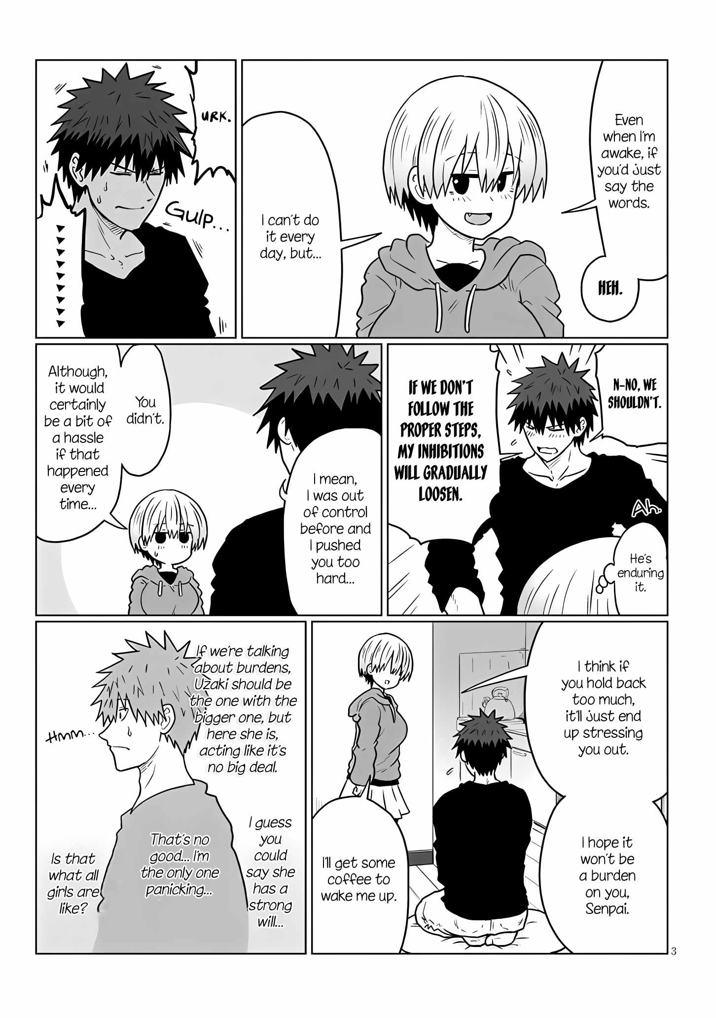 Uzaki-Chan Wa Asobitai! Chapter 114 page 3