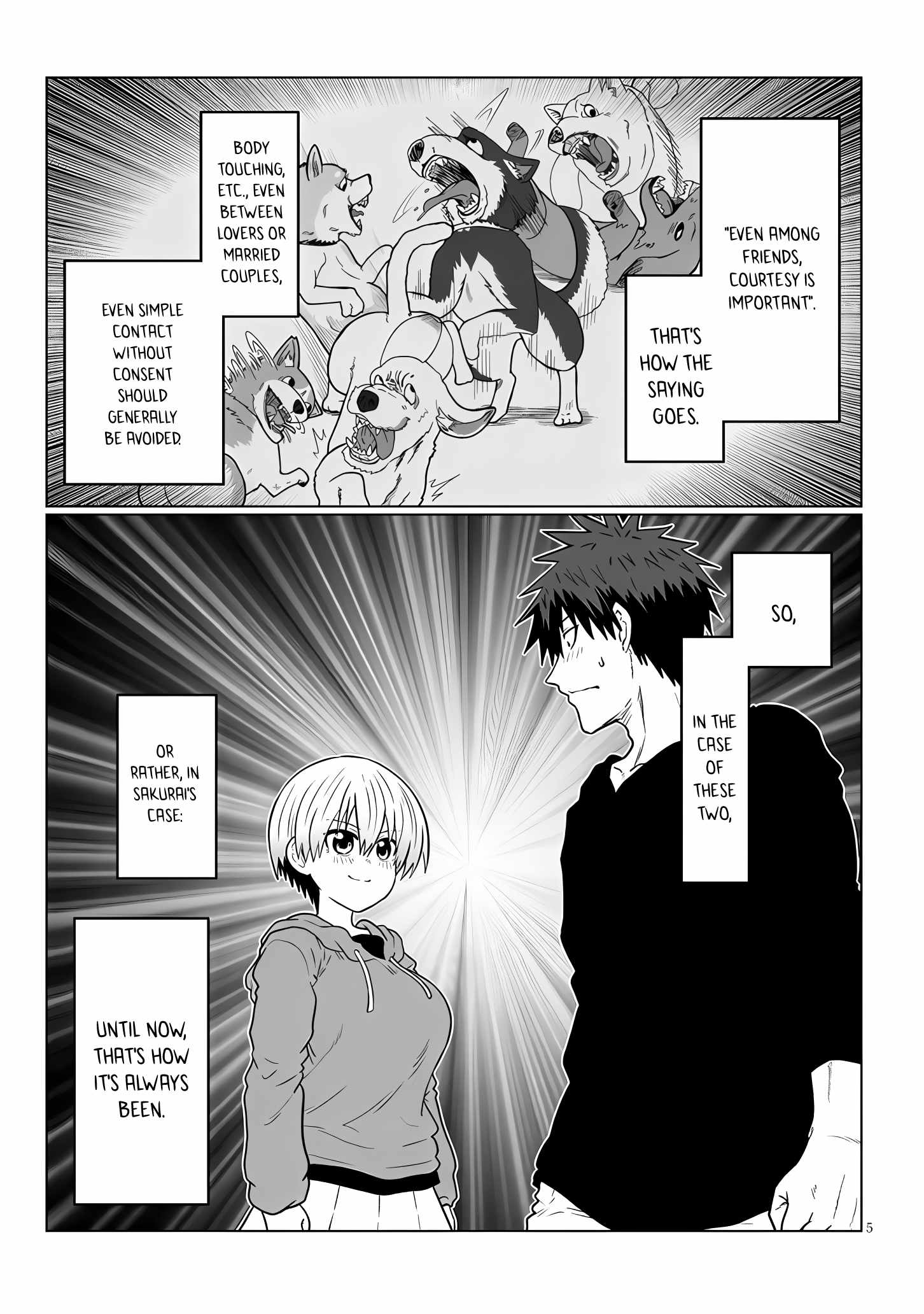 Uzaki-Chan Wa Asobitai! Chapter 114 page 5