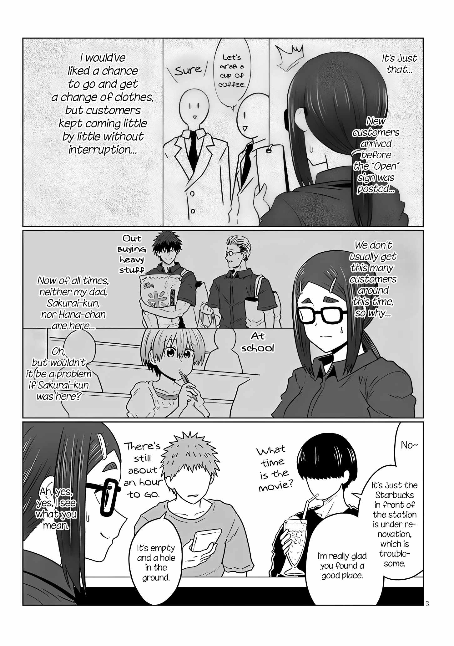Uzaki-Chan Wa Asobitai! Chapter 115 page 3