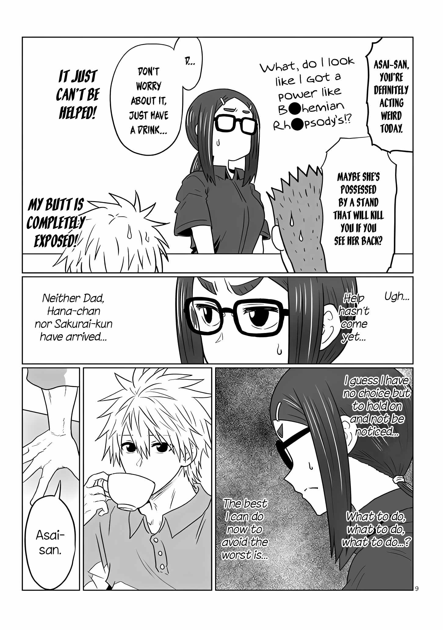 Uzaki-Chan Wa Asobitai! Chapter 115 page 9