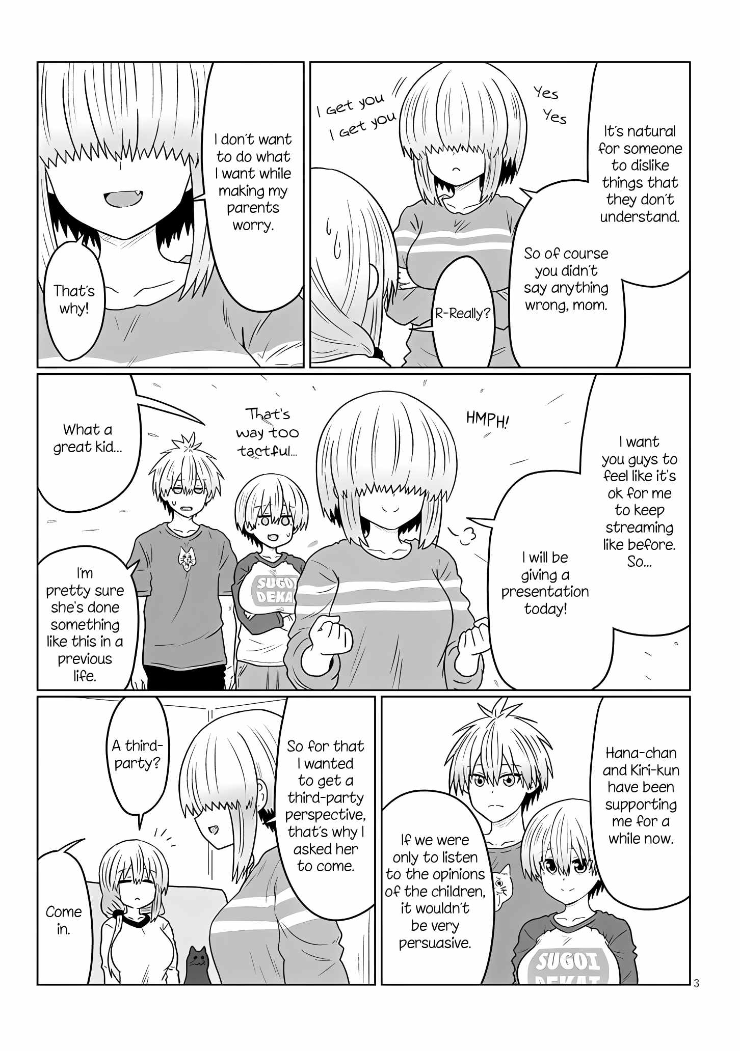 Uzaki-Chan Wa Asobitai! Chapter 117 page 3
