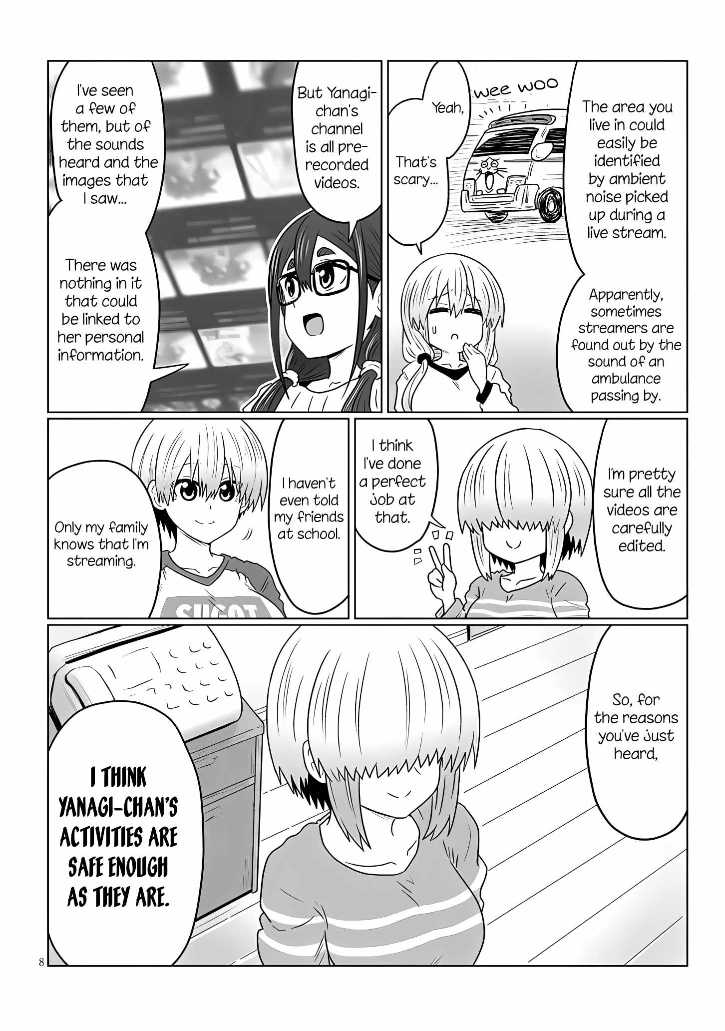 Uzaki-Chan Wa Asobitai! Chapter 117 page 8