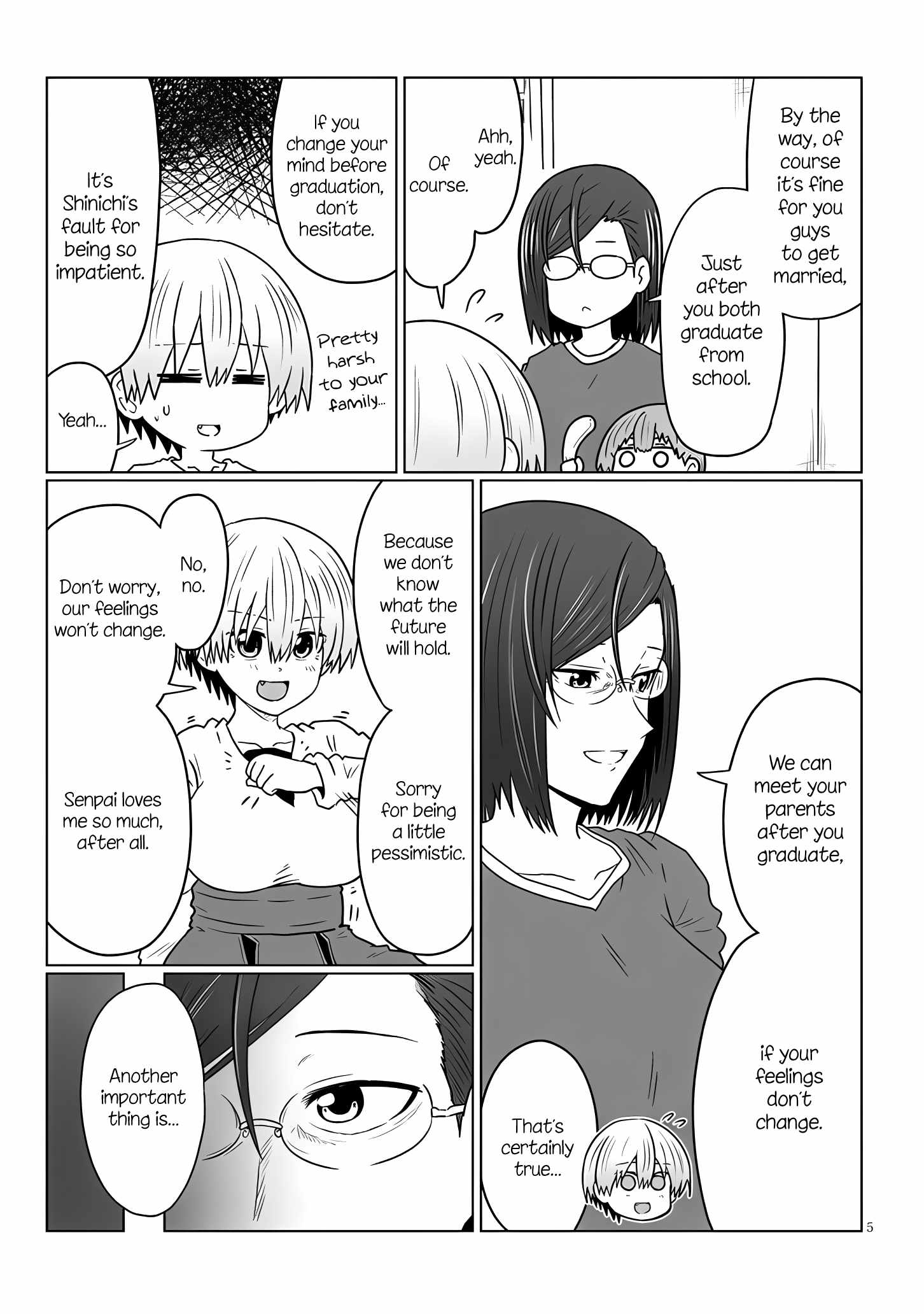 Uzaki-Chan Wa Asobitai! Chapter 119 page 5