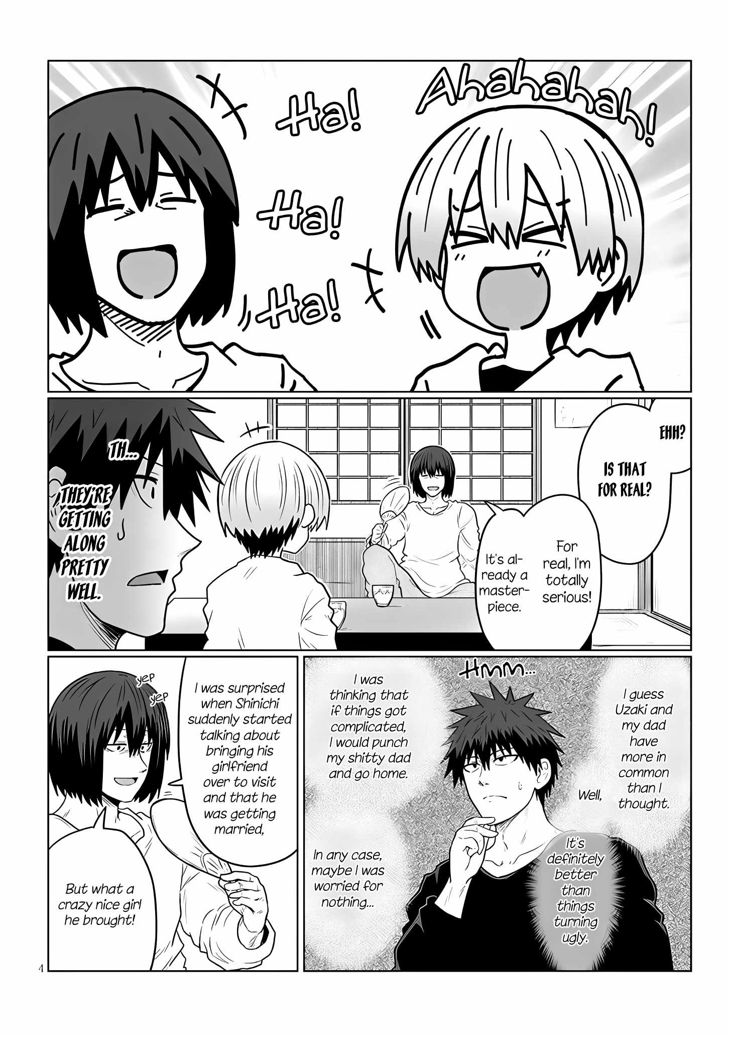 Uzaki-Chan Wa Asobitai! Chapter 118 page 4