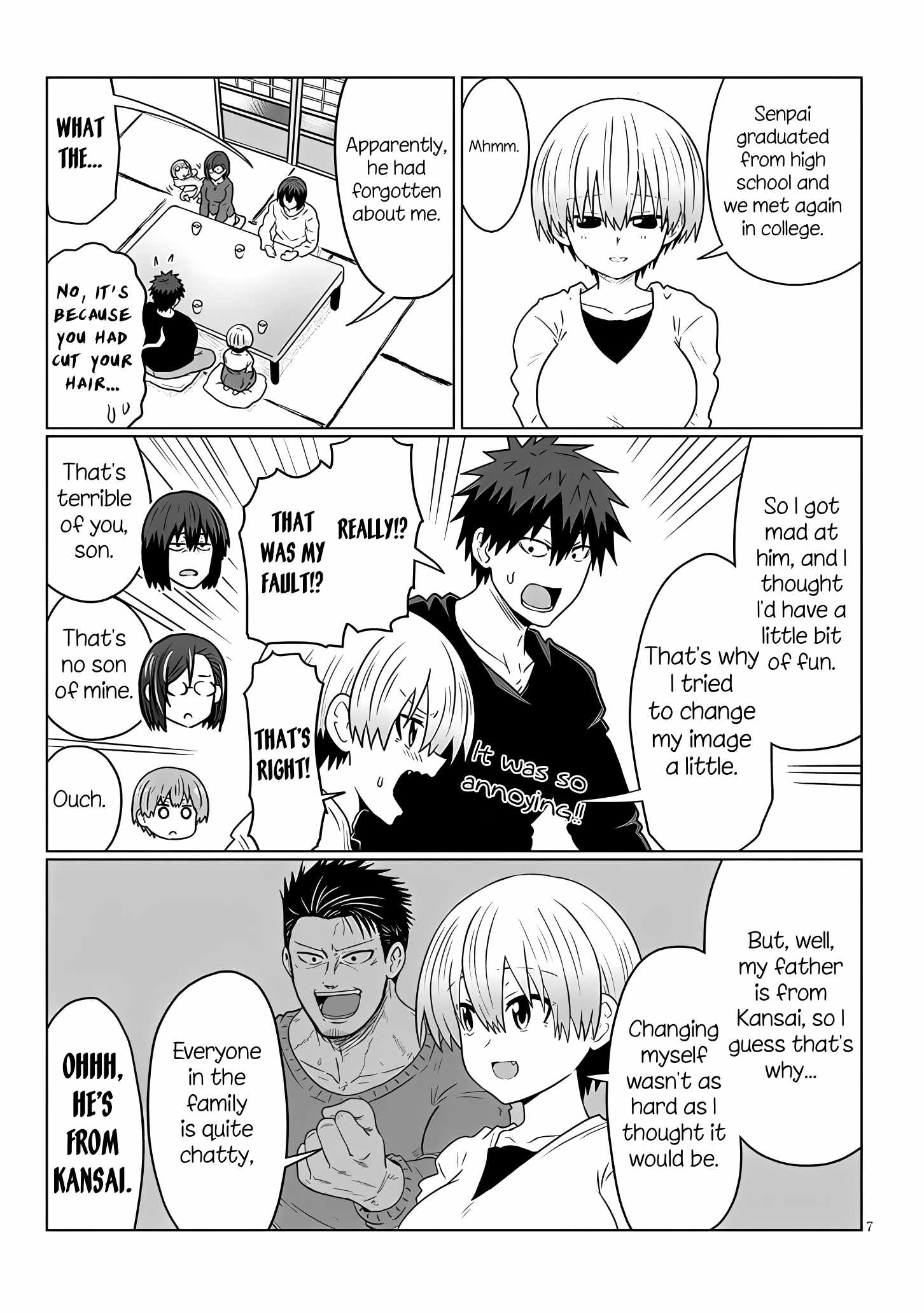 Uzaki-Chan Wa Asobitai! Chapter 118 page 7