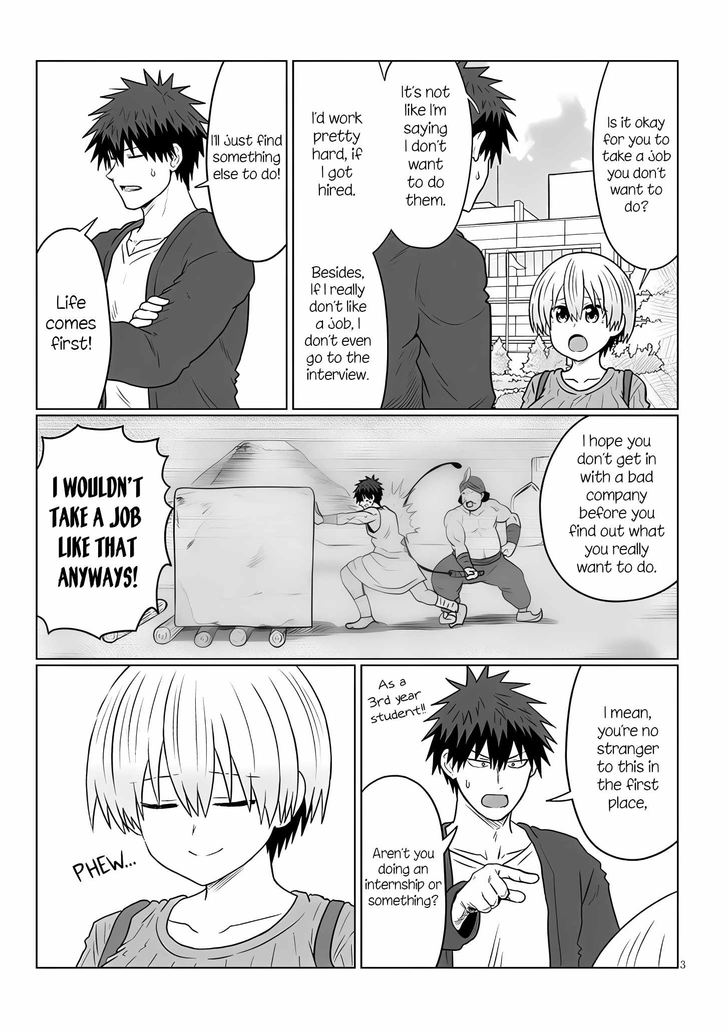 Uzaki-Chan Wa Asobitai! Chapter 120 page 3