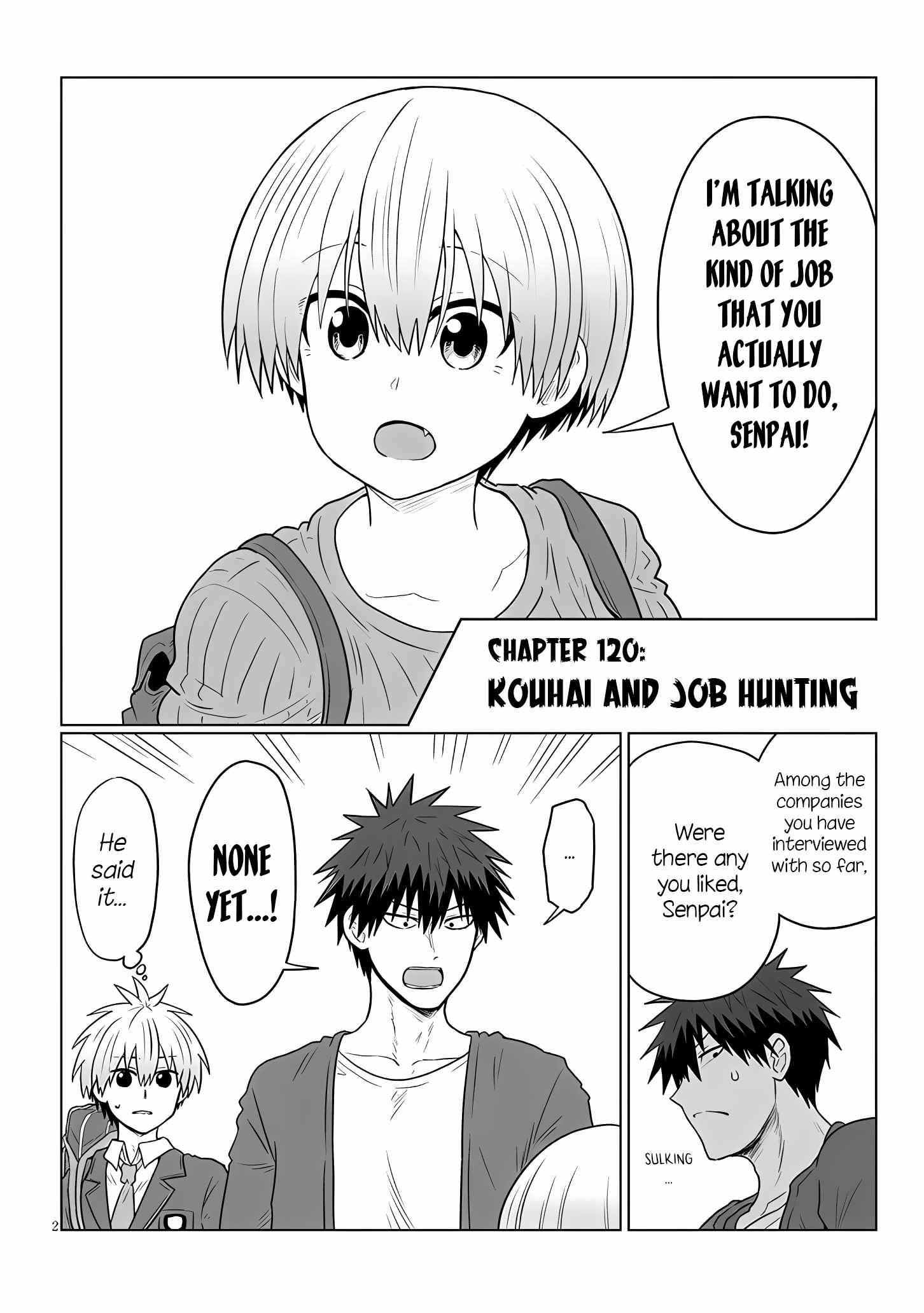 Uzaki-Chan Wa Asobitai! Chapter 120 page 2