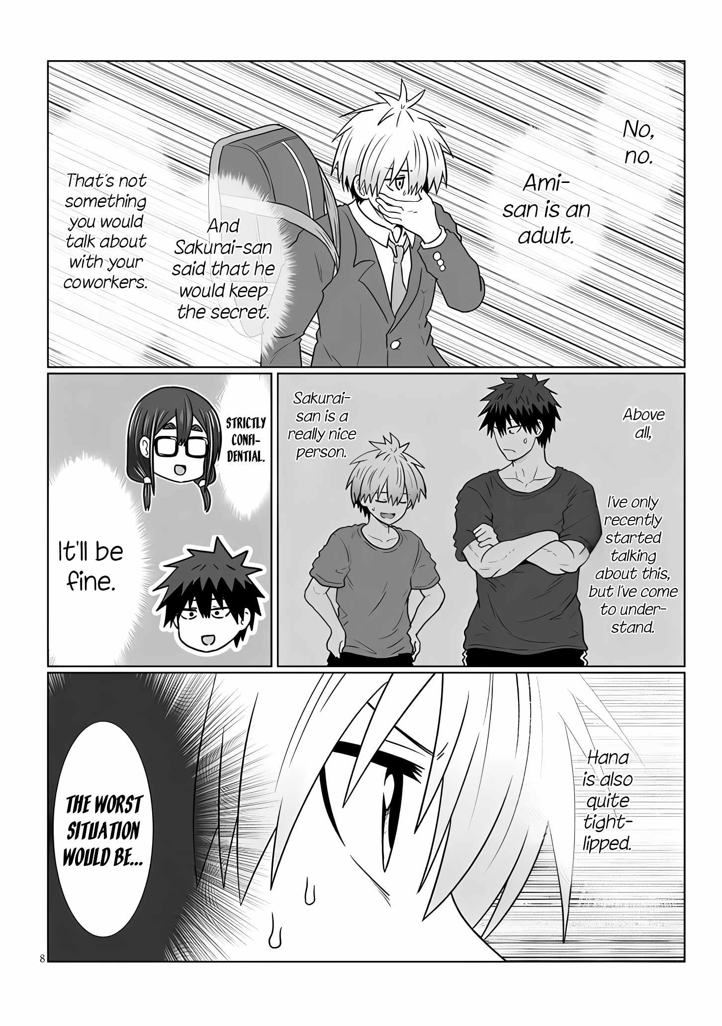 Uzaki-Chan Wa Asobitai! Chapter 120 page 8