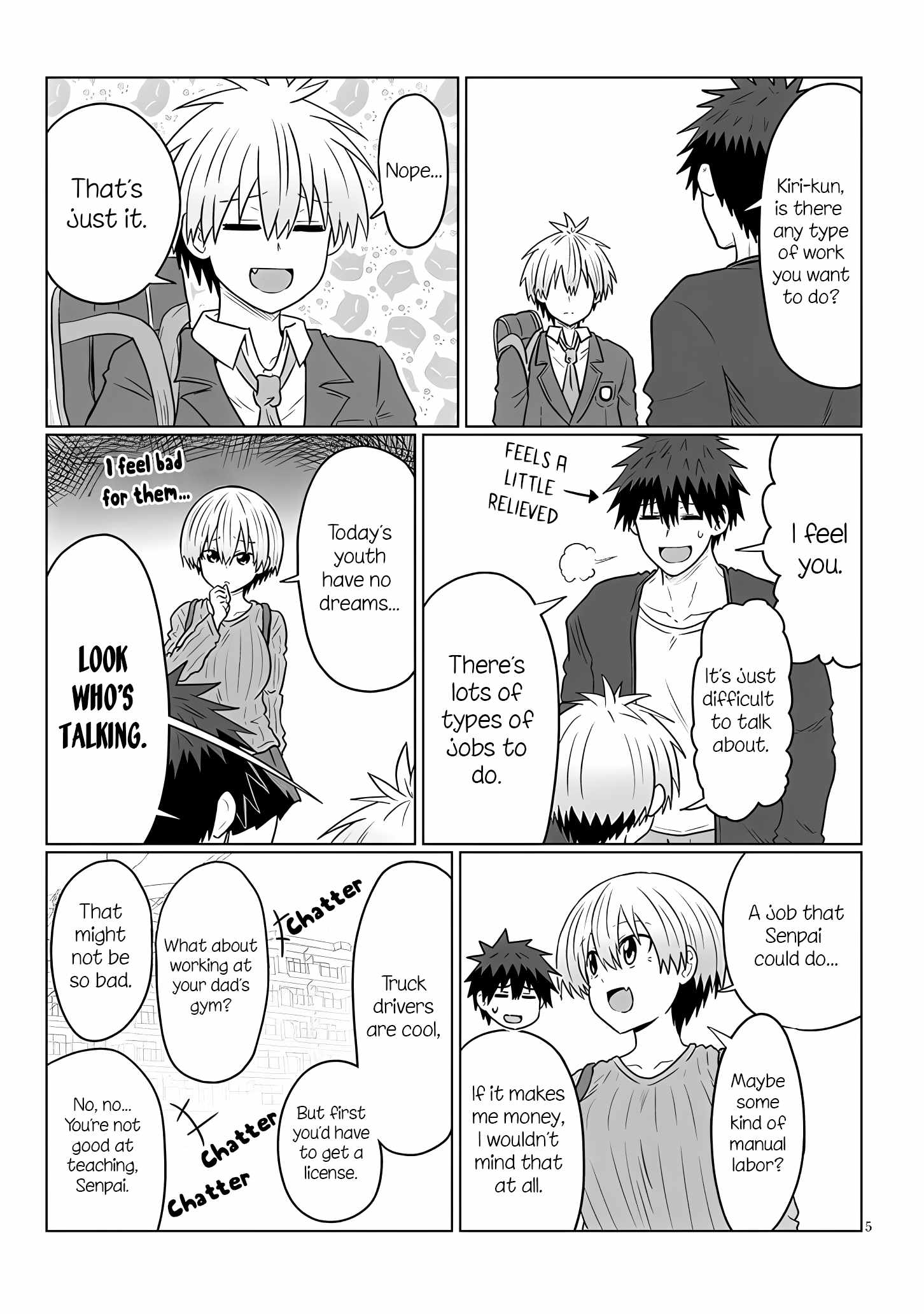 Uzaki-Chan Wa Asobitai! Chapter 120 page 5