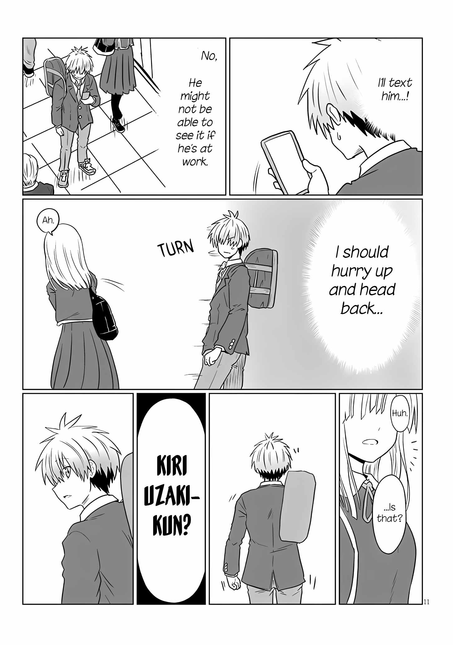 Uzaki-Chan Wa Asobitai! Chapter 120 page 11