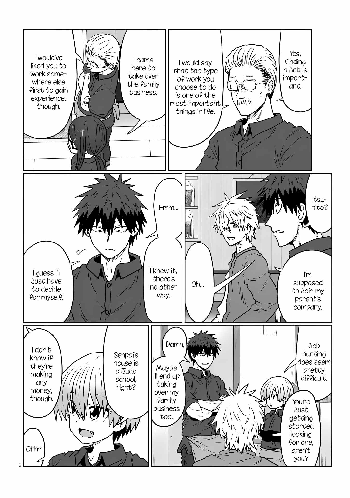 Uzaki-Chan Wa Asobitai! Chapter 121 page 2