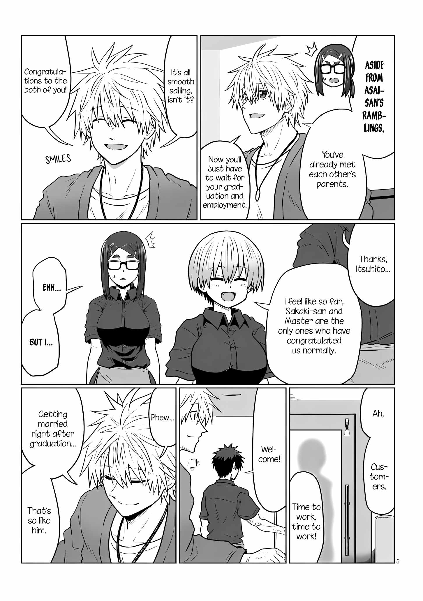 Uzaki-Chan Wa Asobitai! Chapter 121 page 5