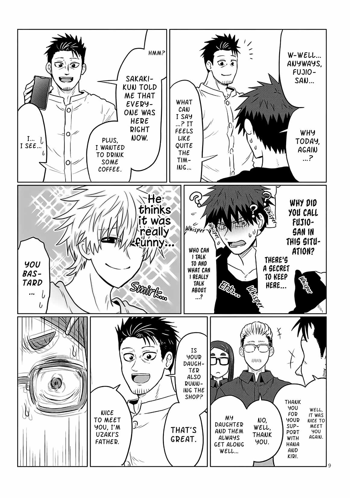 Uzaki-Chan Wa Asobitai! Chapter 124 page 9