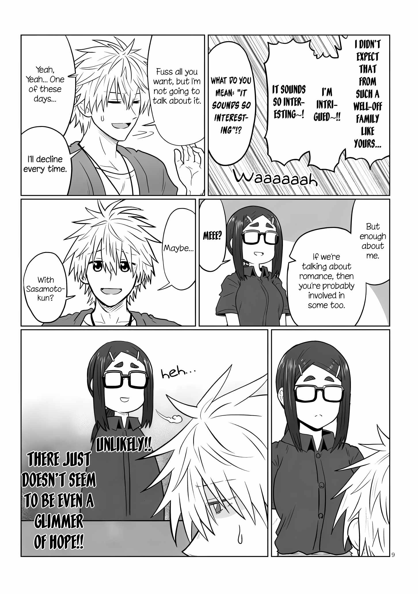 Uzaki-Chan Wa Asobitai! Chapter 121 page 9