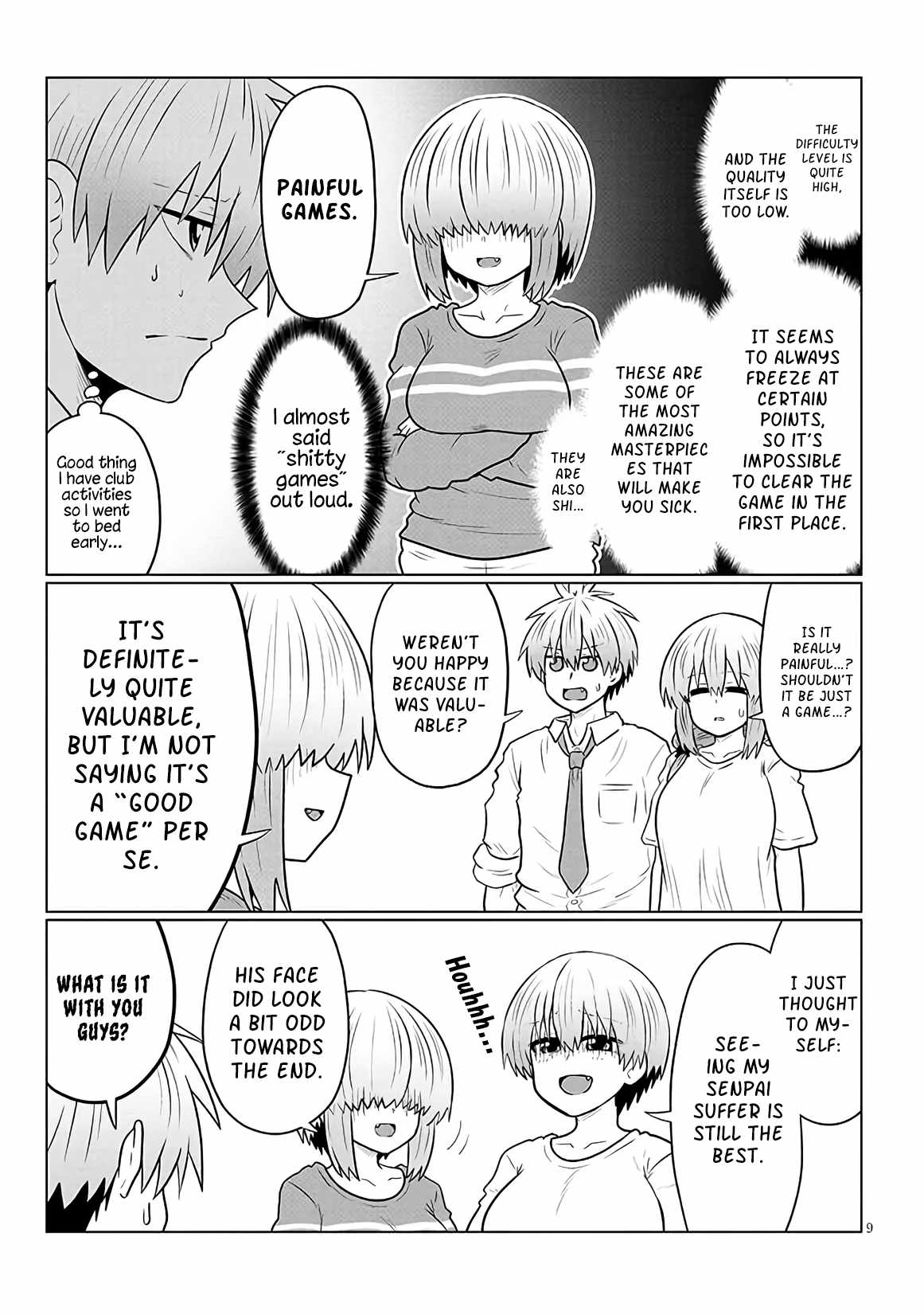 Uzaki-Chan Wa Asobitai! Chapter 126 page 9