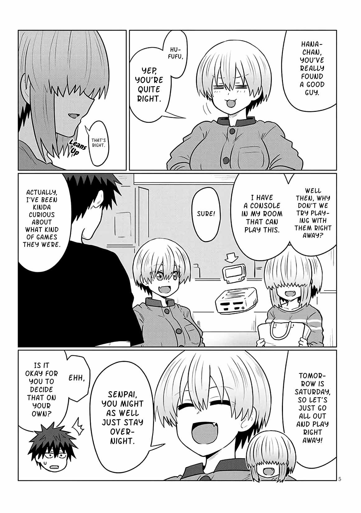 Uzaki-Chan Wa Asobitai! Chapter 126 page 5