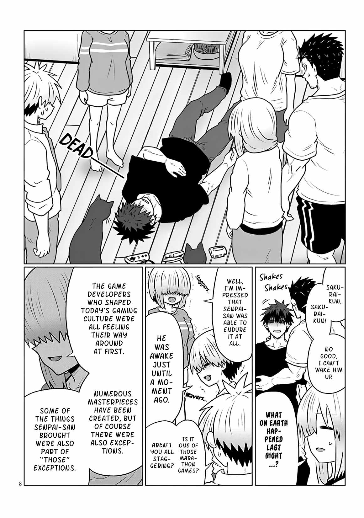 Uzaki-Chan Wa Asobitai! Chapter 126 page 8