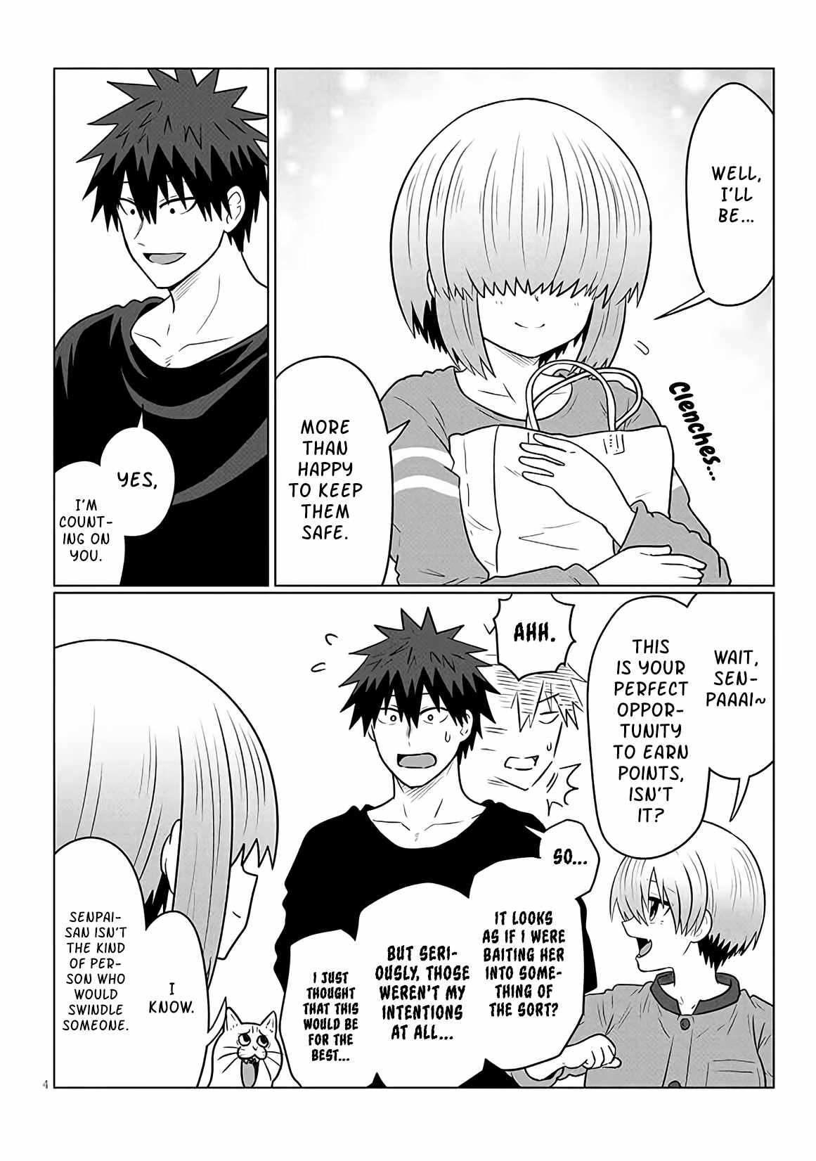 Uzaki-Chan Wa Asobitai! Chapter 126 page 4