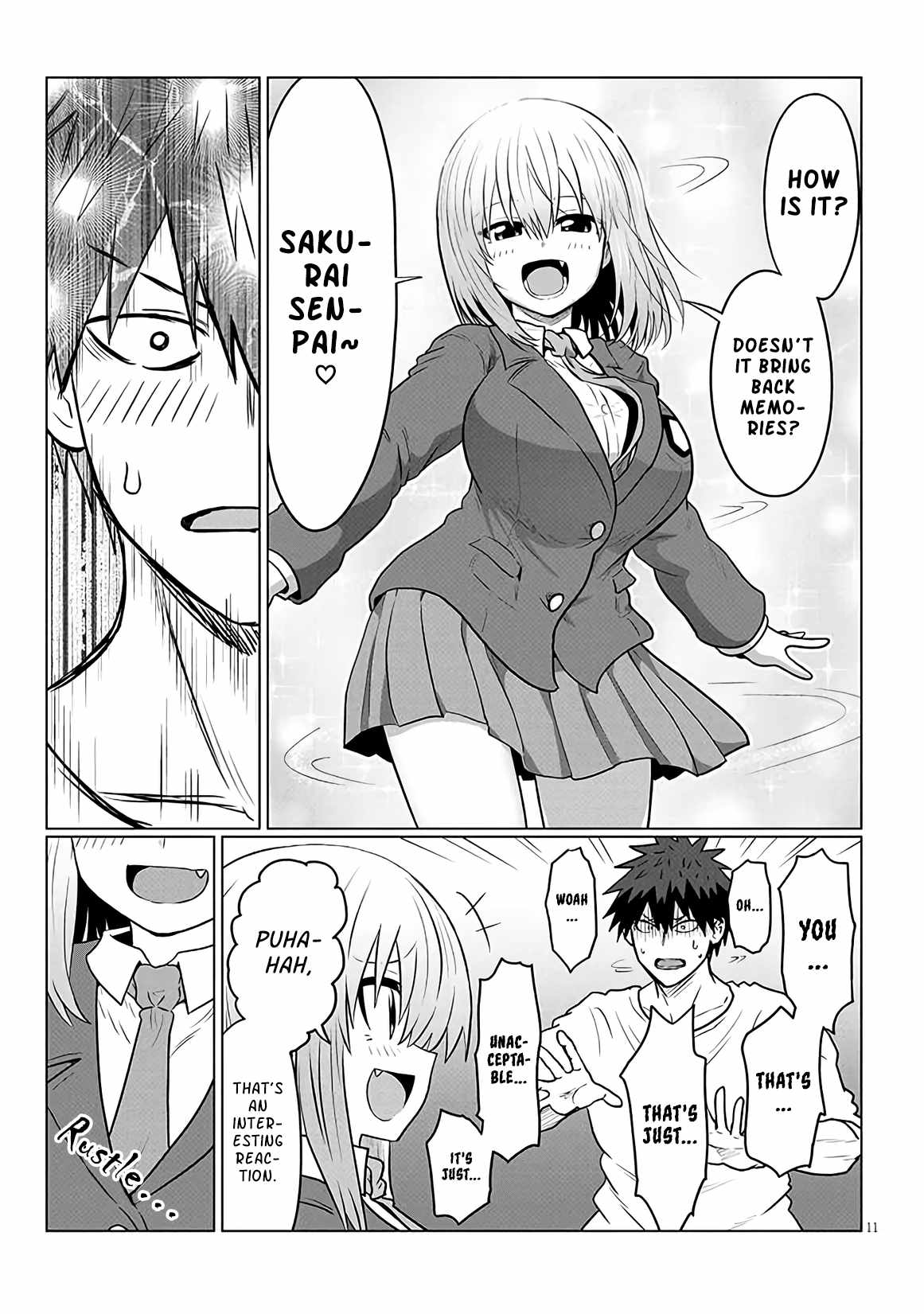 Uzaki-Chan Wa Asobitai! Chapter 125 page 11