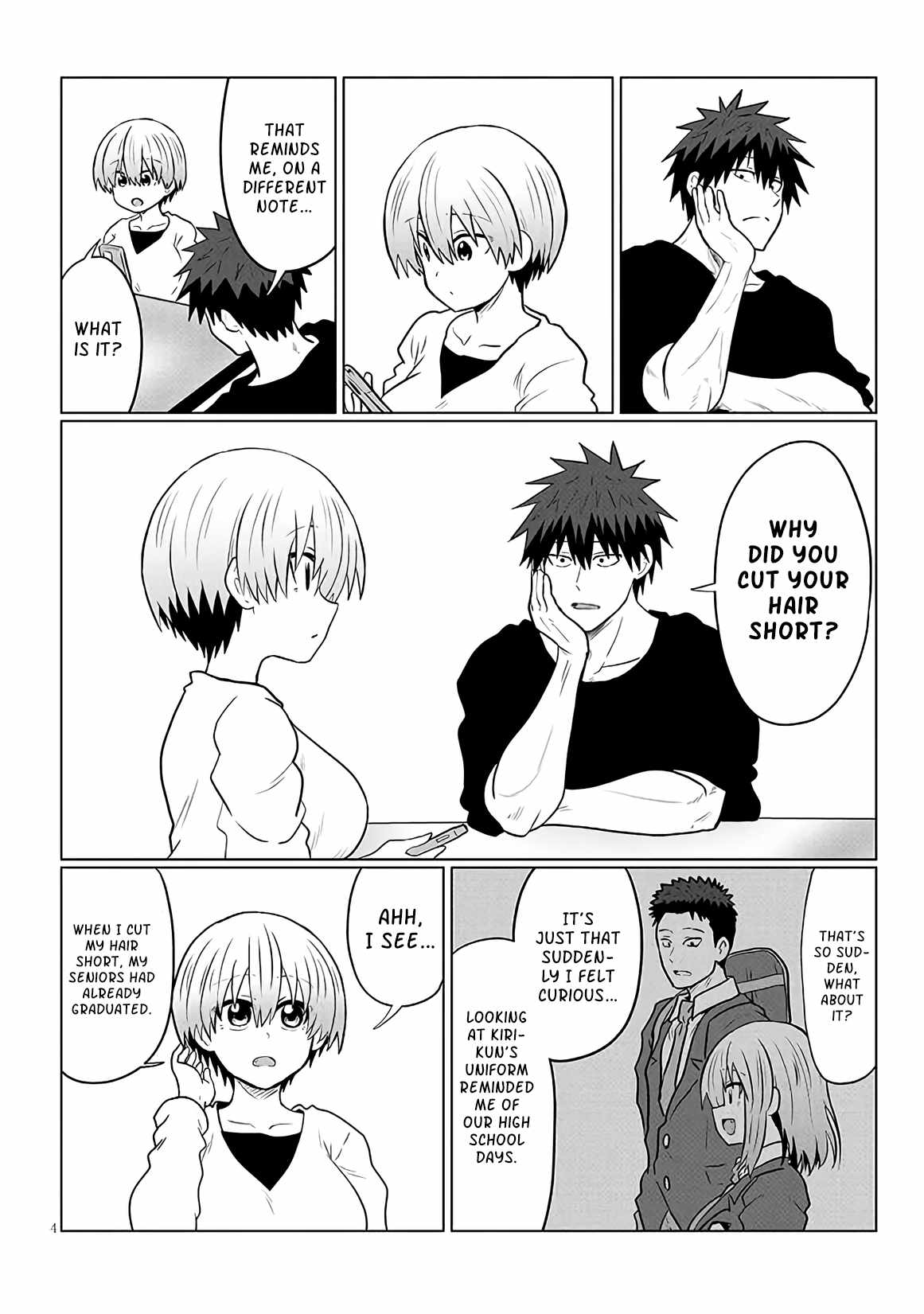 Uzaki-Chan Wa Asobitai! Chapter 125 page 4