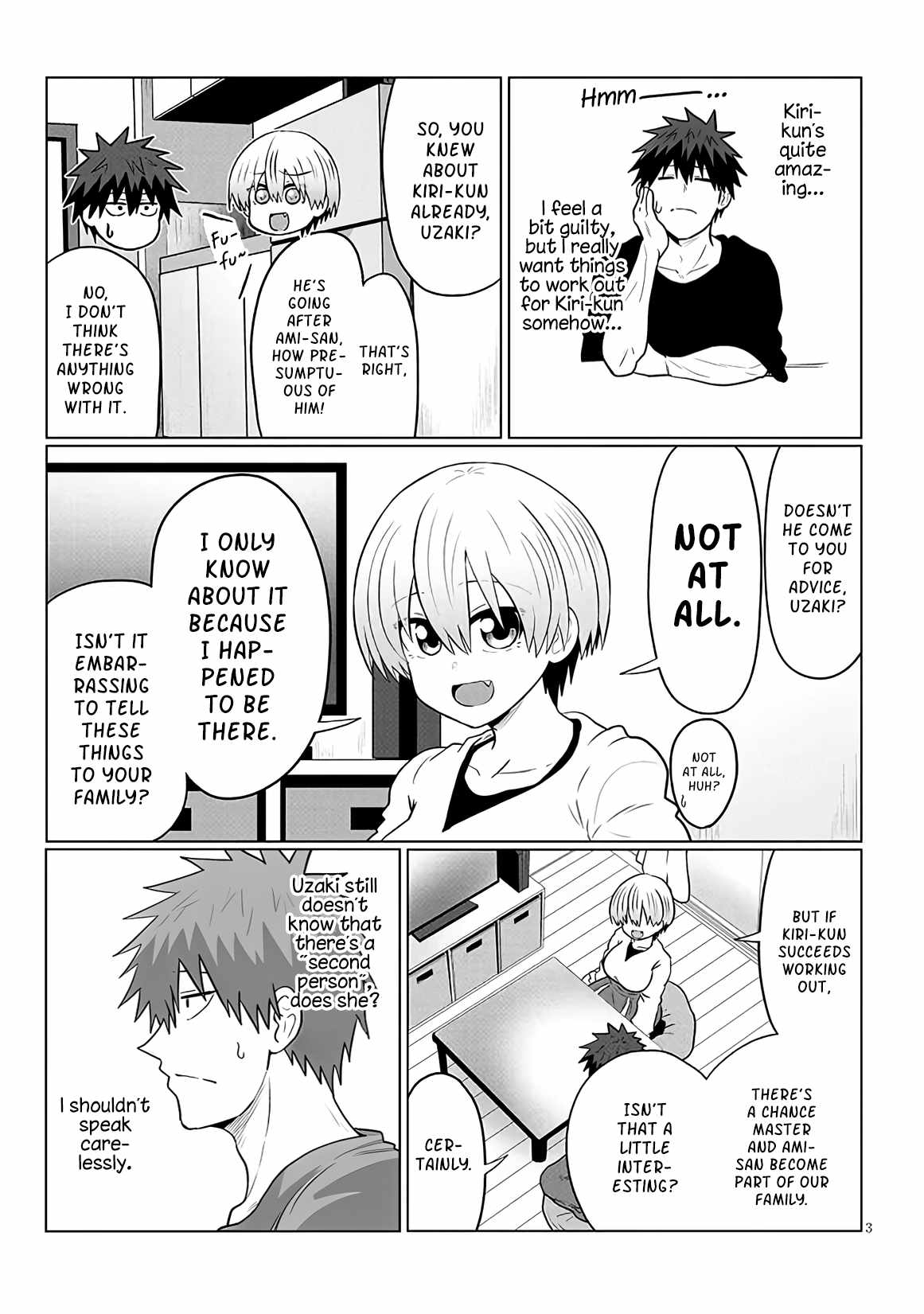 Uzaki-Chan Wa Asobitai! Chapter 125 page 3
