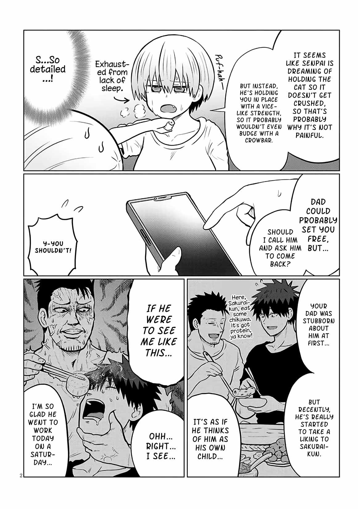 Uzaki-Chan Wa Asobitai! Chapter 127 page 2