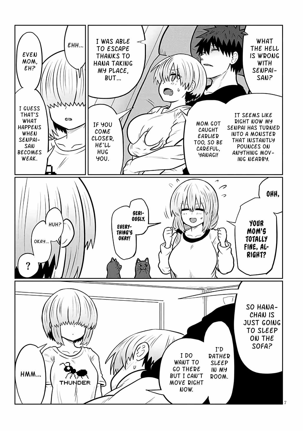 Uzaki-Chan Wa Asobitai! Chapter 127 page 7