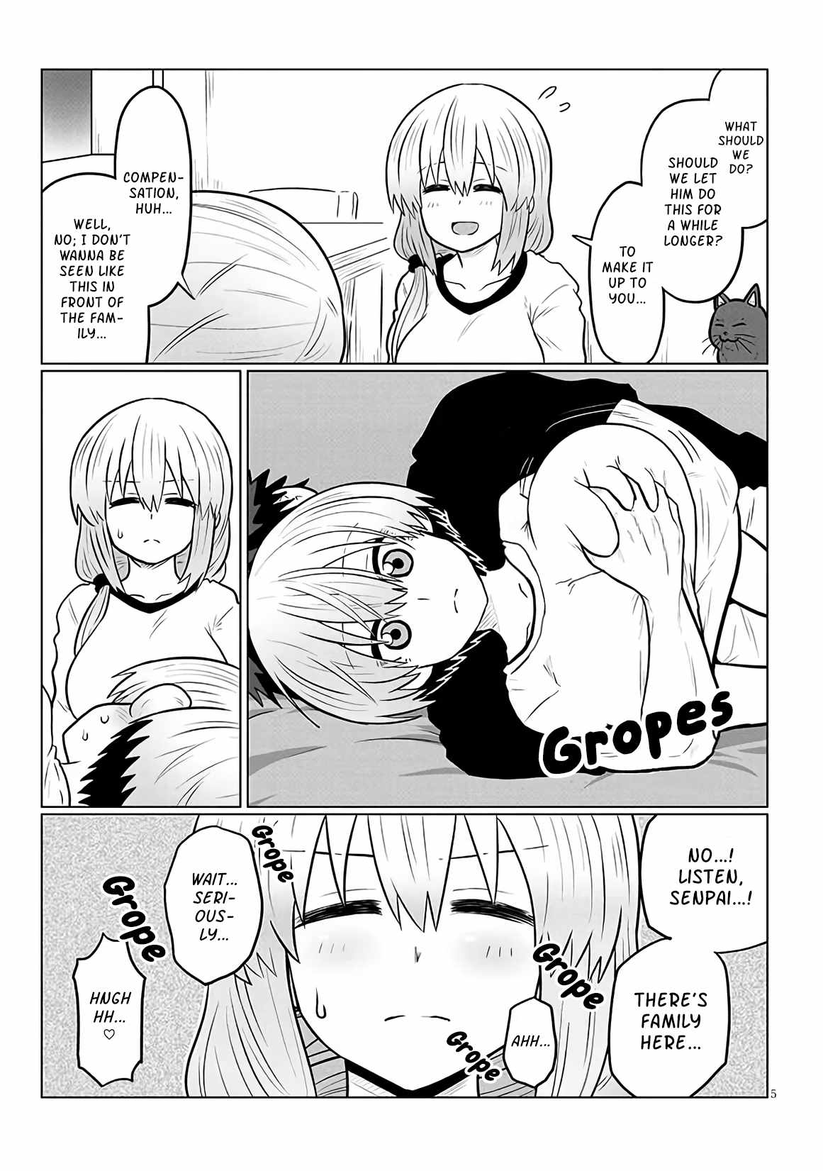Uzaki-Chan Wa Asobitai! Chapter 127 page 5