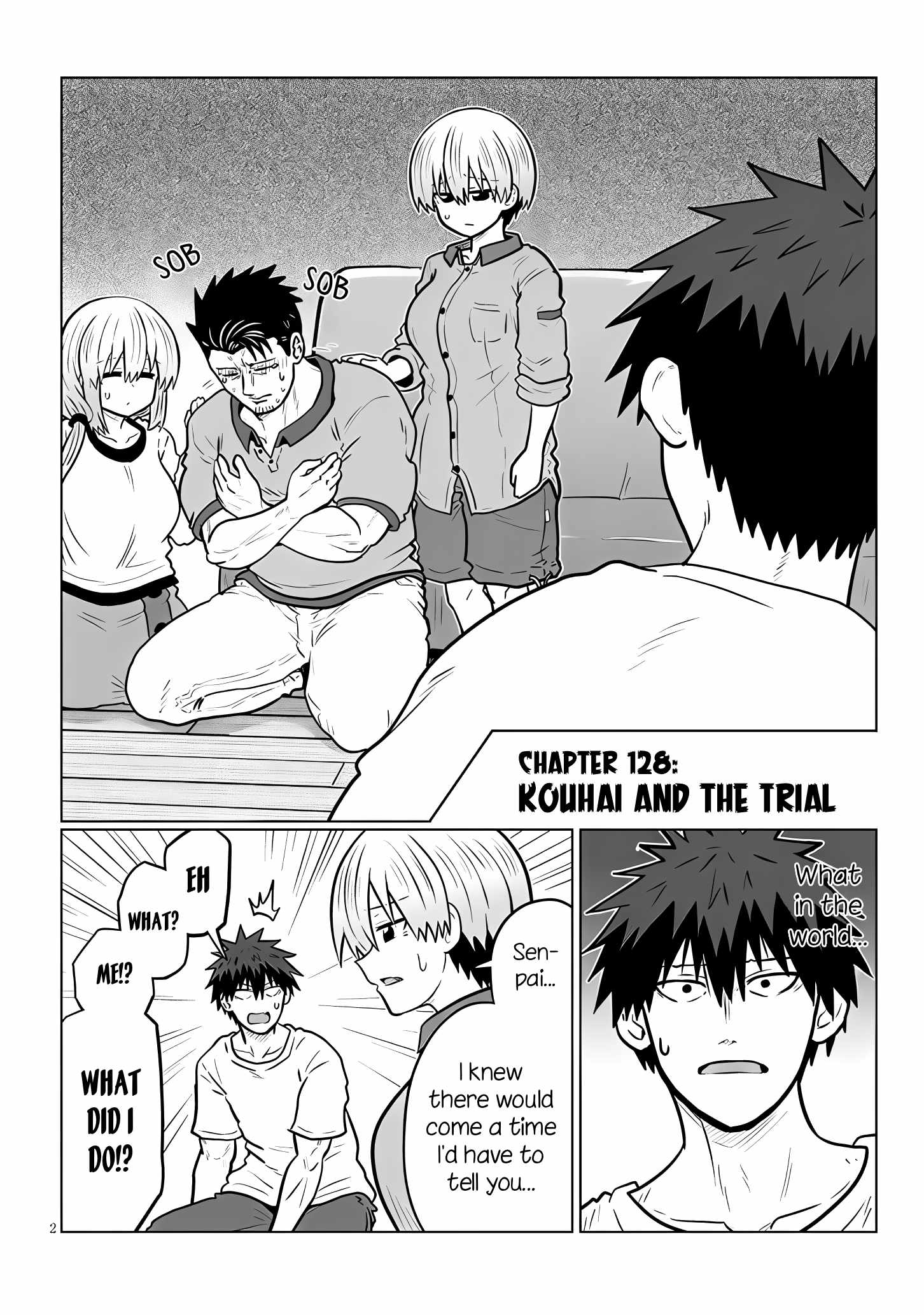 Uzaki-Chan Wa Asobitai! Chapter 128 page 2