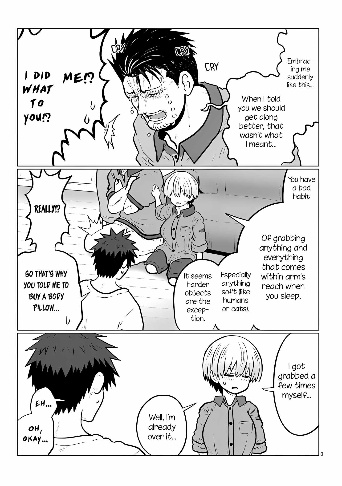 Uzaki-Chan Wa Asobitai! Chapter 128 page 3