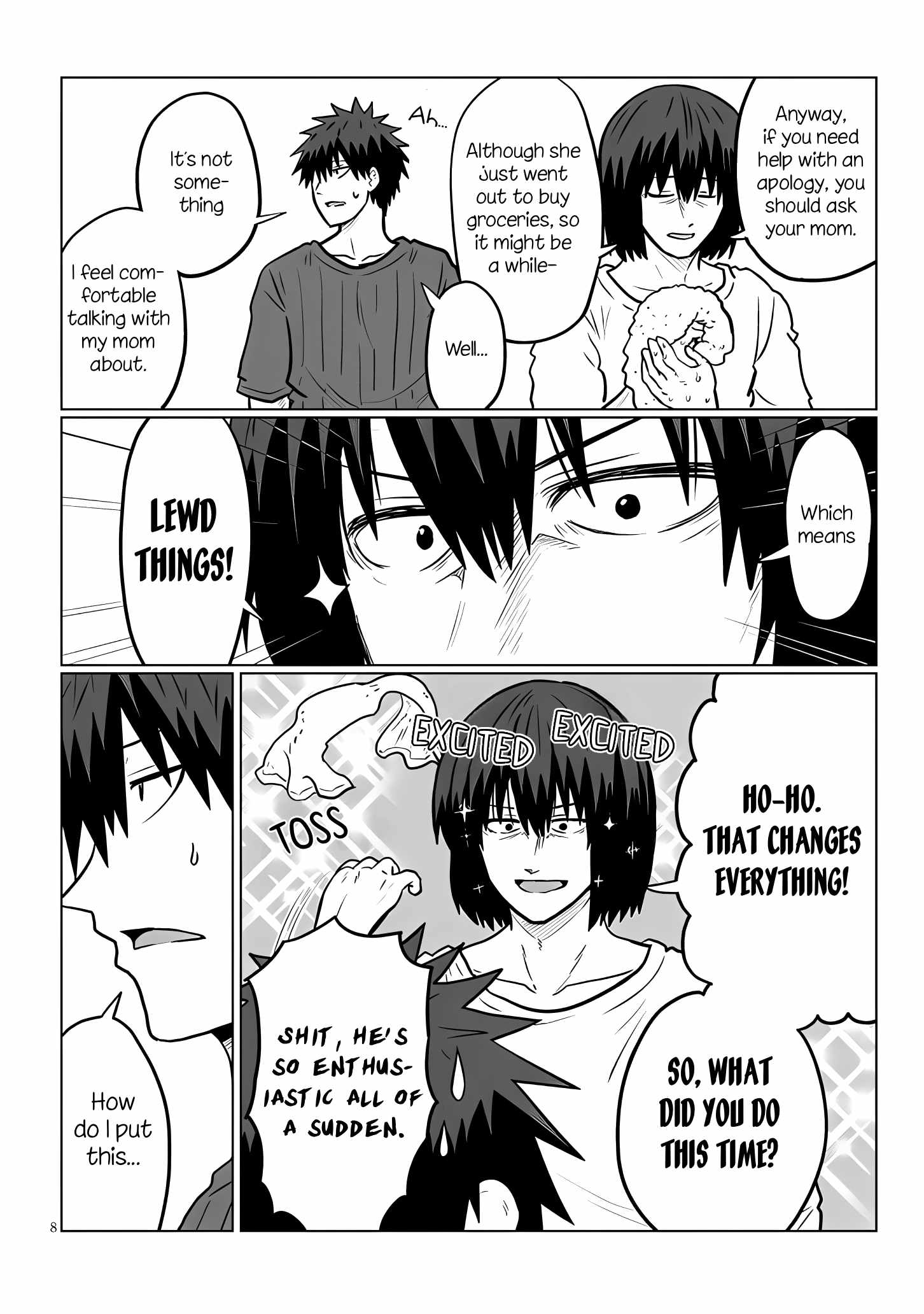Uzaki-Chan Wa Asobitai! Chapter 128 page 8