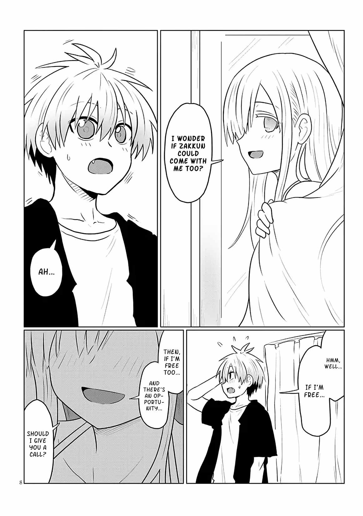 Uzaki-Chan Wa Asobitai! Chapter 131 page 8