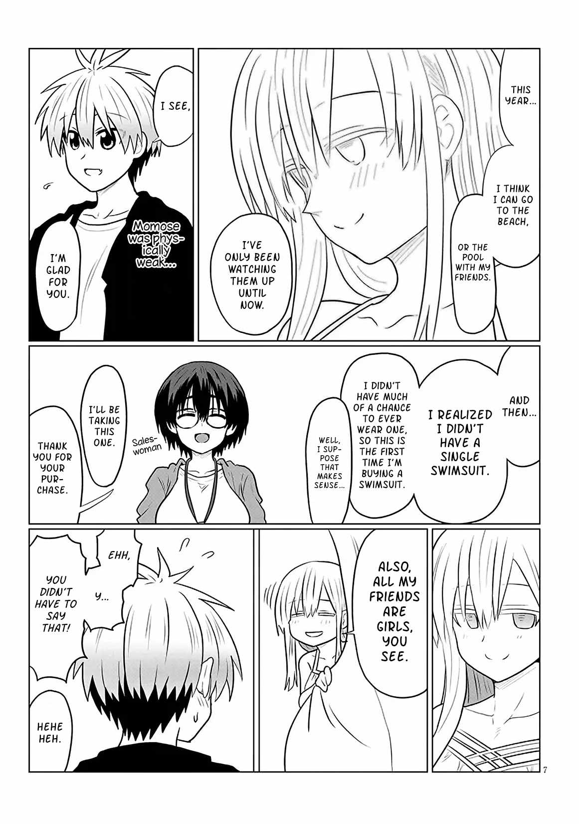 Uzaki-Chan Wa Asobitai! Chapter 131 page 7