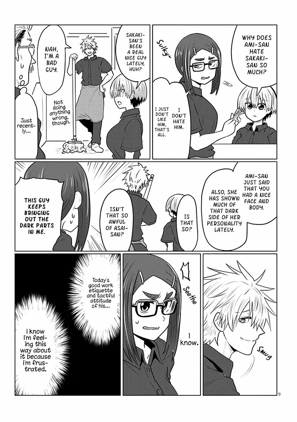Uzaki-Chan Wa Asobitai! Chapter 130 page 9