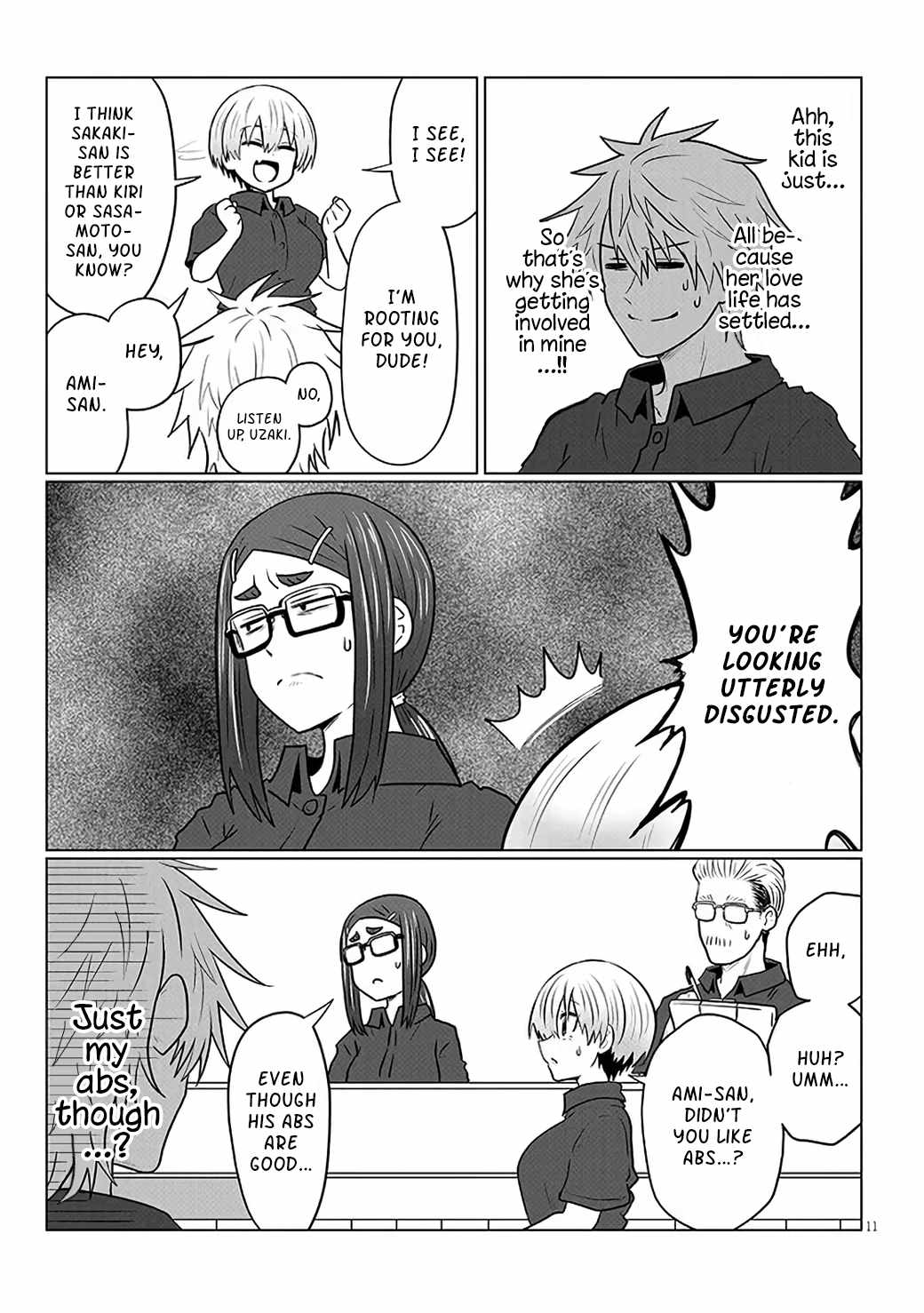 Uzaki-Chan Wa Asobitai! Chapter 130 page 11