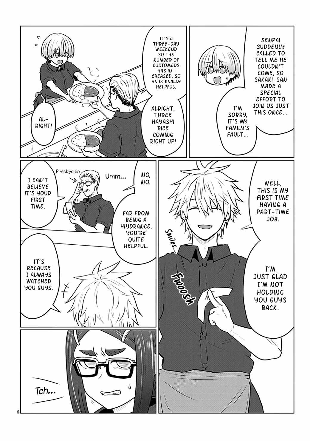 Uzaki-Chan Wa Asobitai! Chapter 130 page 6