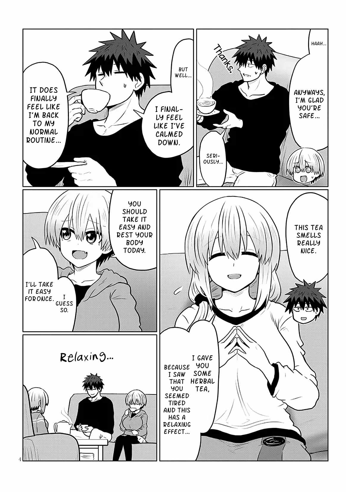 Uzaki-Chan Wa Asobitai! Chapter 133 page 4