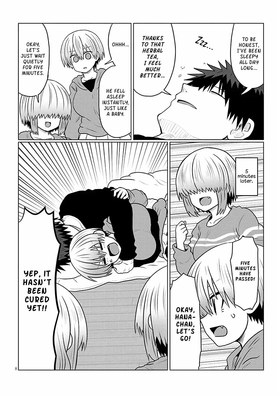 Uzaki-Chan Wa Asobitai! Chapter 133 page 8