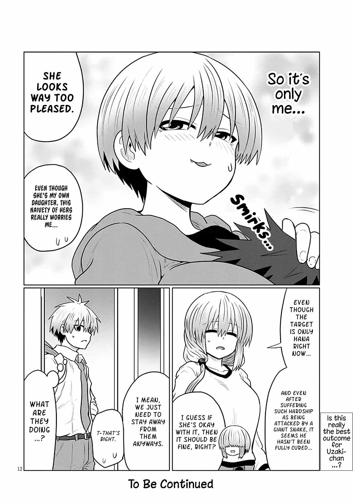 Uzaki-Chan Wa Asobitai! Chapter 133 page 12