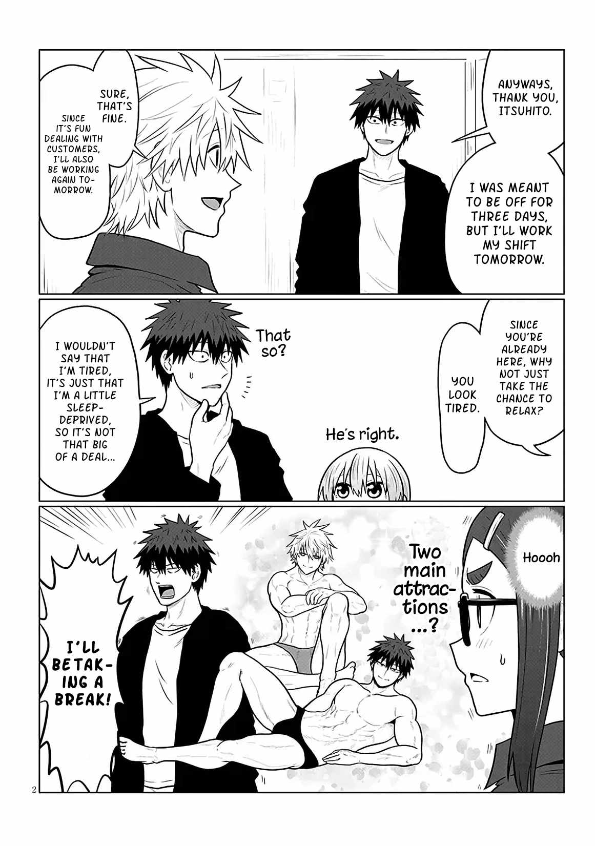 Uzaki-Chan Wa Asobitai! Chapter 133 page 2