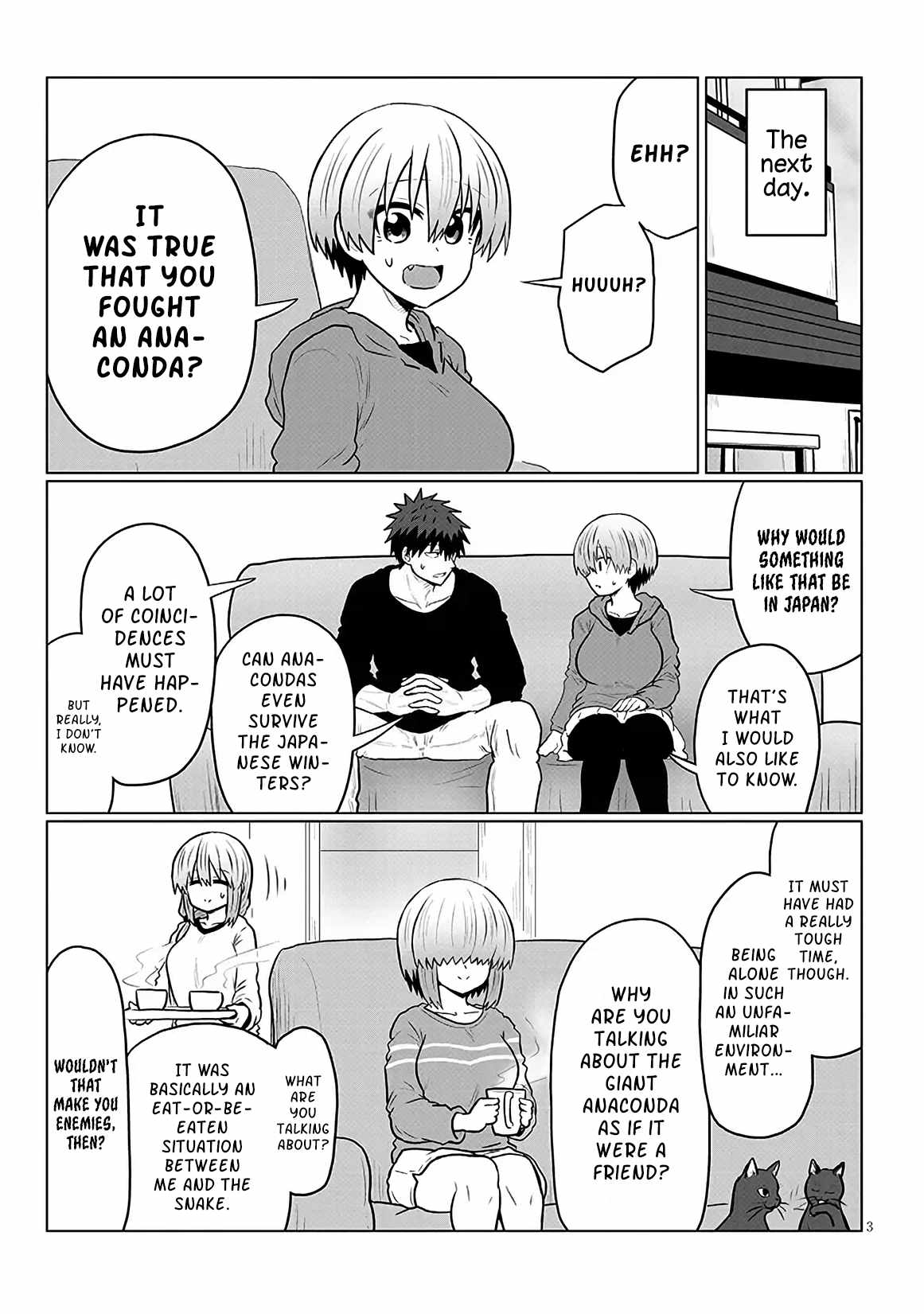 Uzaki-Chan Wa Asobitai! Chapter 133 page 3