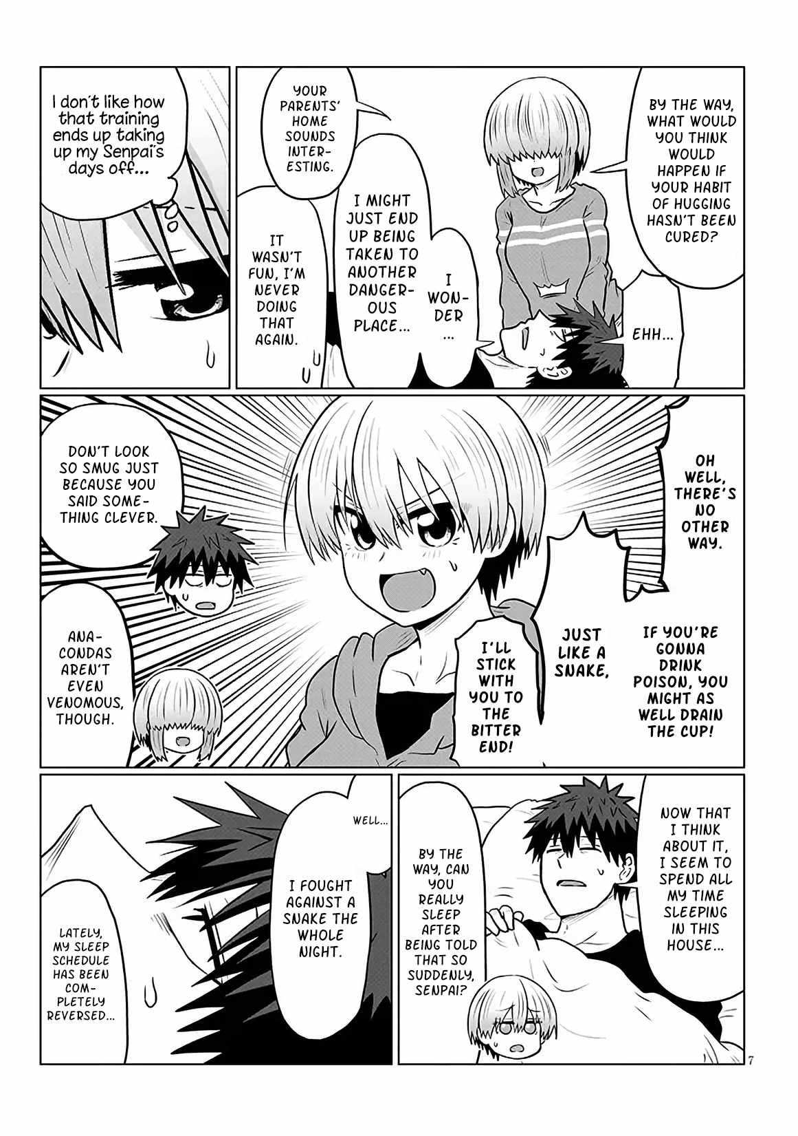 Uzaki-Chan Wa Asobitai! Chapter 133 page 7