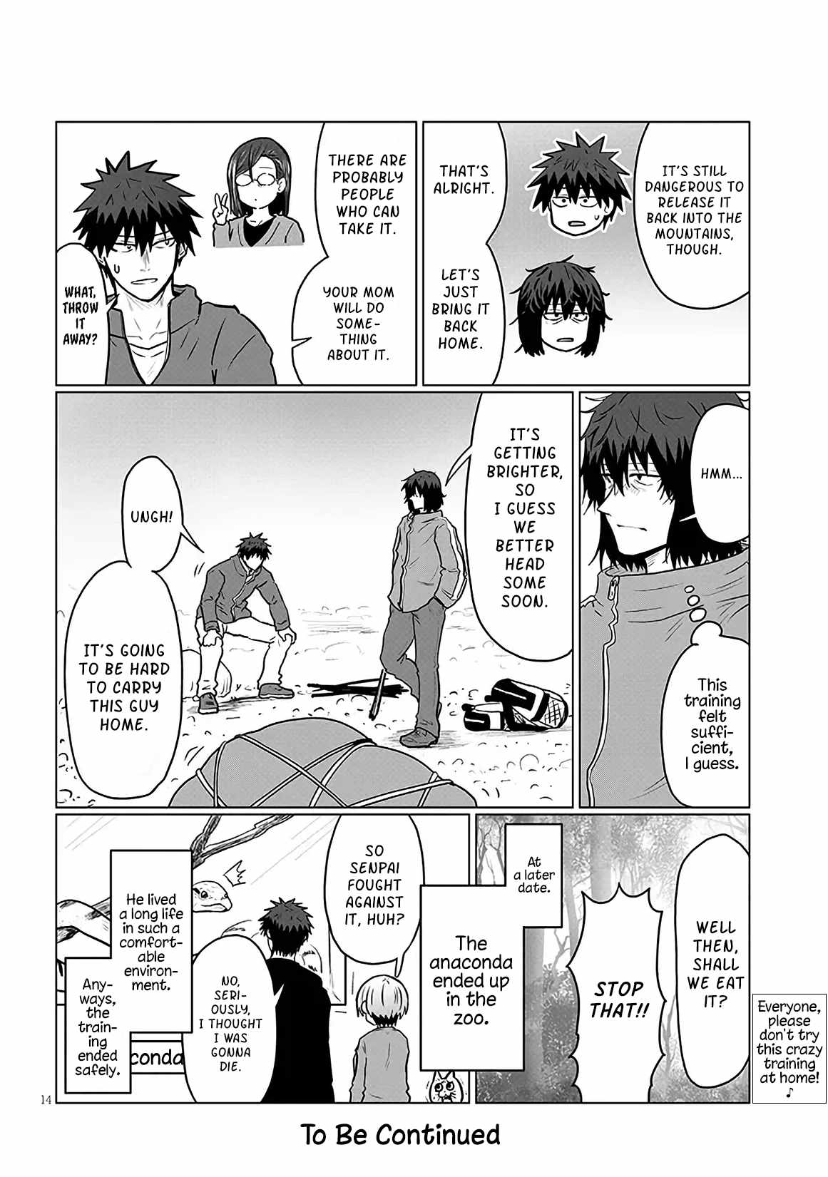 Uzaki-Chan Wa Asobitai! Chapter 132 page 14