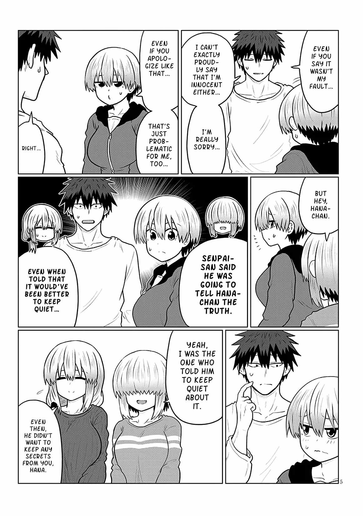 Uzaki-Chan Wa Asobitai! Chapter 136 page 5