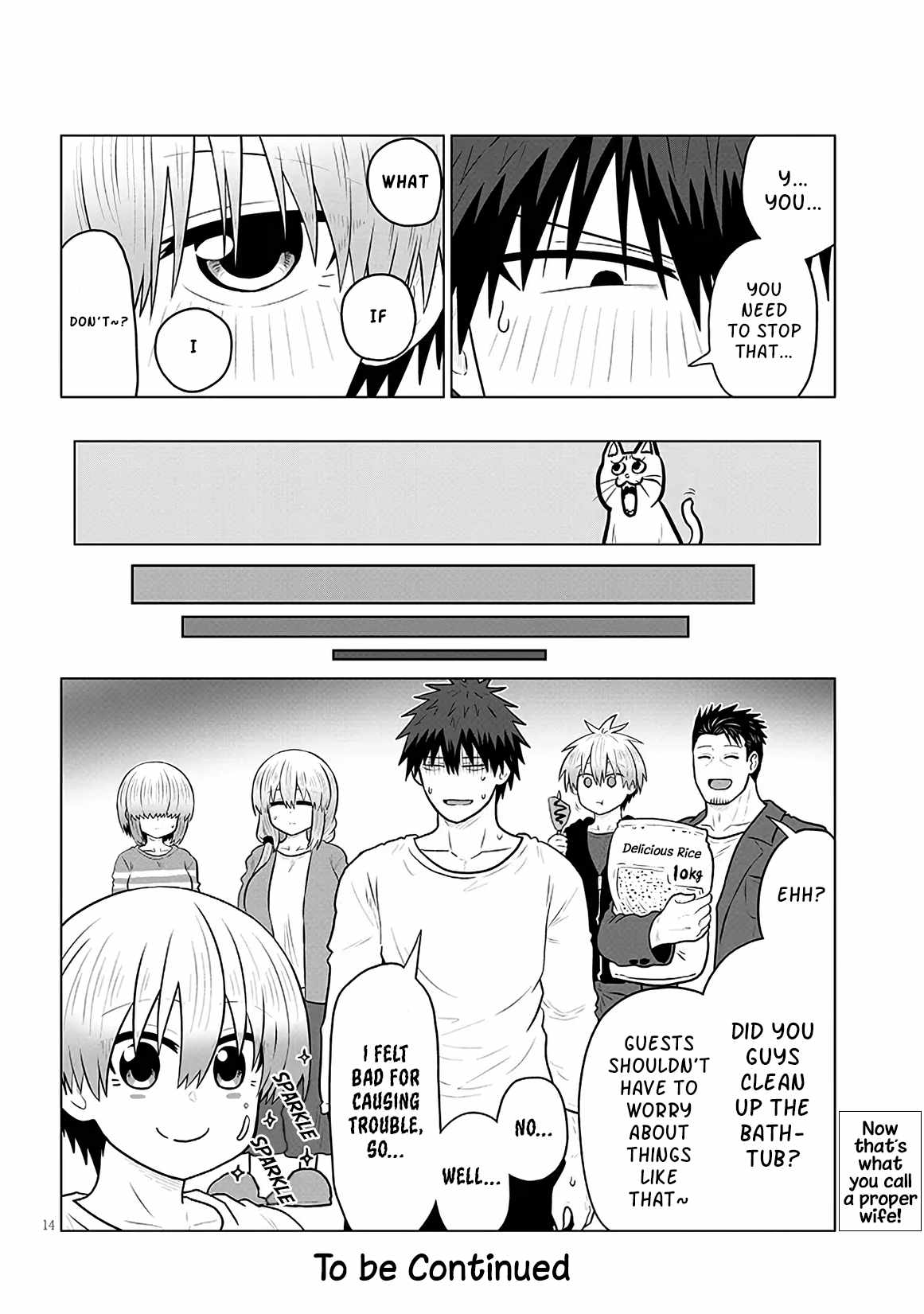 Uzaki-Chan Wa Asobitai! Chapter 136 page 14