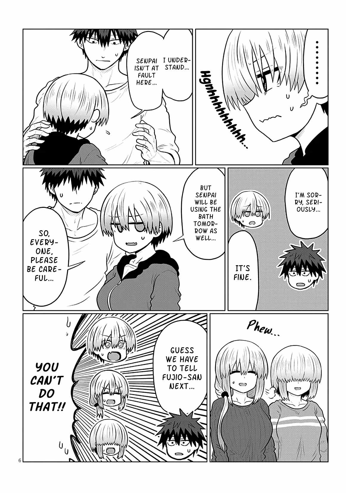 Uzaki-Chan Wa Asobitai! Chapter 136 page 6